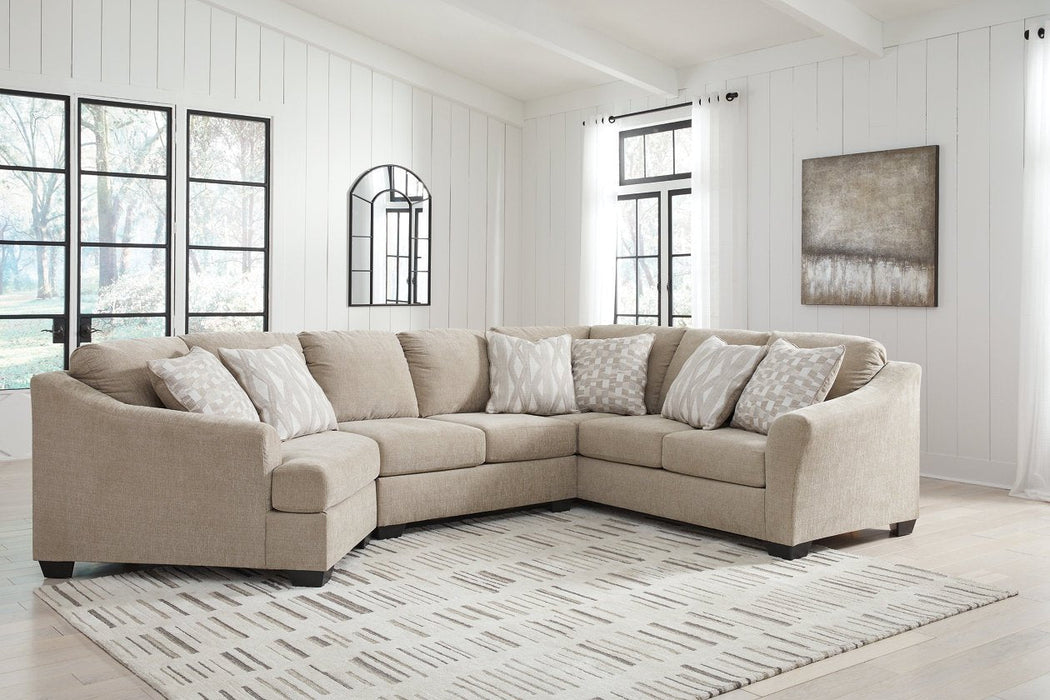 Brogan Bay Cork 3 - Piece LAF Cuddler Sectional - Gate FurnitureSectional