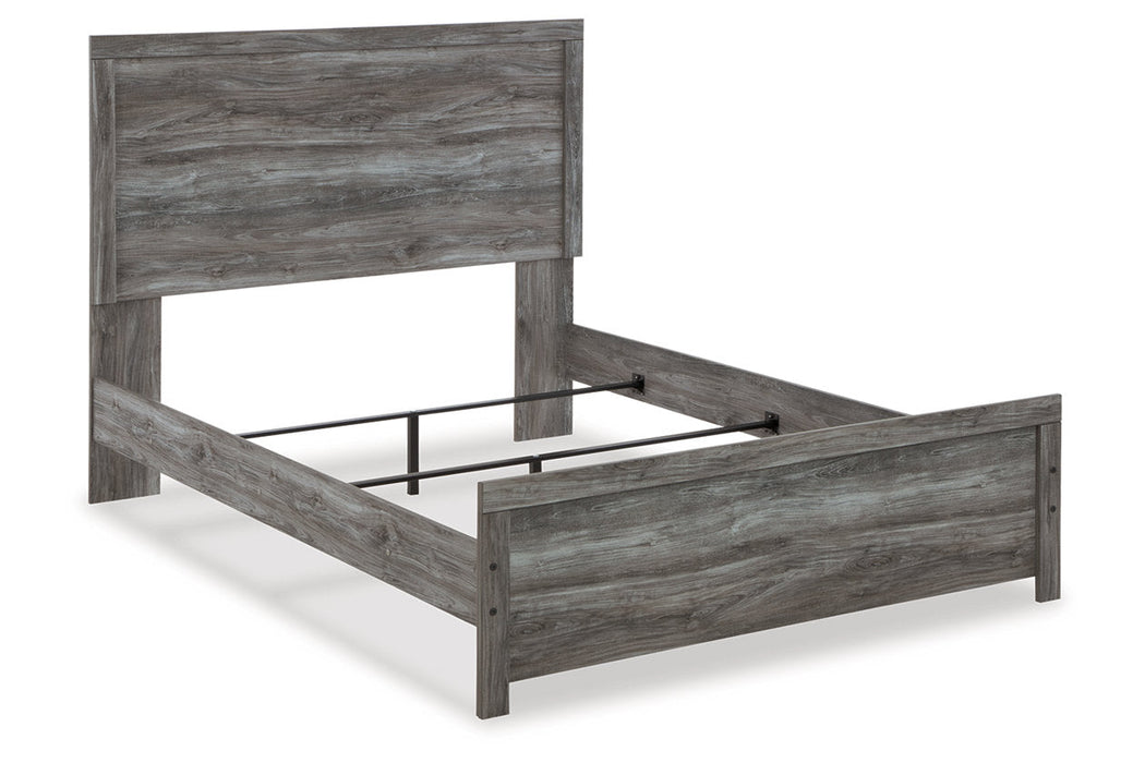 Bronyan Dark Gray Queen Panel Bed - Gate FurnitureQueen Bed