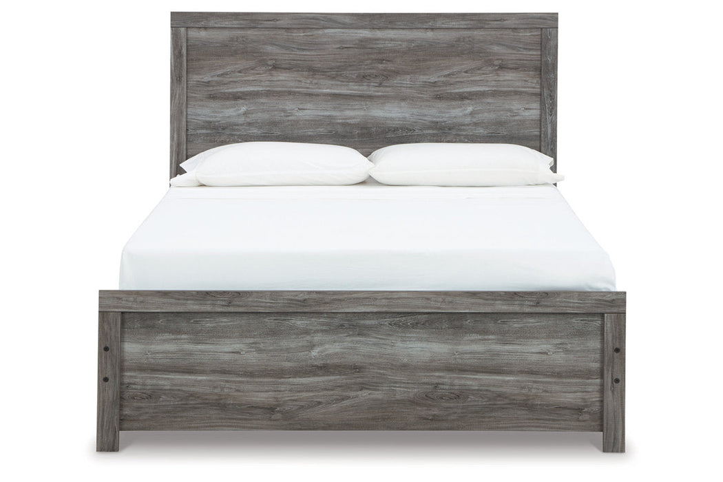 Bronyan Dark Gray Queen Panel Bed - Gate FurnitureQueen Bed