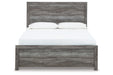 Bronyan Dark Gray Queen Panel Bed - Gate FurnitureQueen Bed