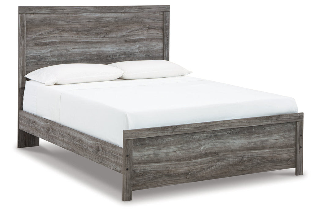Bronyan Dark Gray Queen Panel Bed - Gate FurnitureQueen Bed