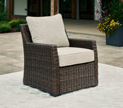 Brook Ranch Outdoor Lounge Chair with Cushion - P465-820