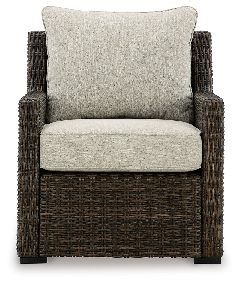 Brook Ranch Outdoor Lounge Chair with Cushion - P465-820