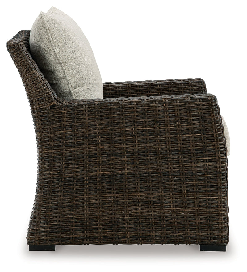 Brook Ranch Outdoor Lounge Chair with Cushion - P465-820