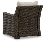 Brook Ranch Outdoor Lounge Chair with Cushion - P465-820