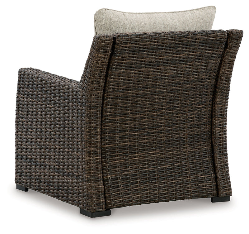 Brook Ranch Outdoor Lounge Chair with Cushion - P465-820