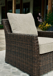 Brook Ranch Outdoor Lounge Chair with Cushion - P465-820