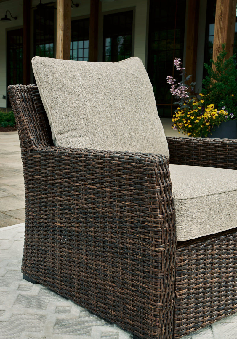 Brook Ranch Outdoor Lounge Chair with Cushion - P465-820