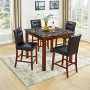 Brooklyn - 5 PC Pub Dining Set, Table and 4 Chairs 1 SET/CTN - D594-5PC-Set