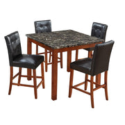 Brooklyn - 5 PC Pub Dining Set, Table and 4 Chairs 1 SET/CTN - D594-5PC-Set