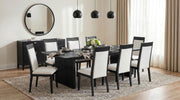 Brookmead 100-inch Extension Leaf Dining Table Black - 108231