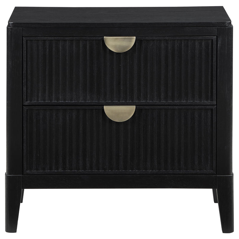 Brookmead 2-drawer Nightstand Black - 224712