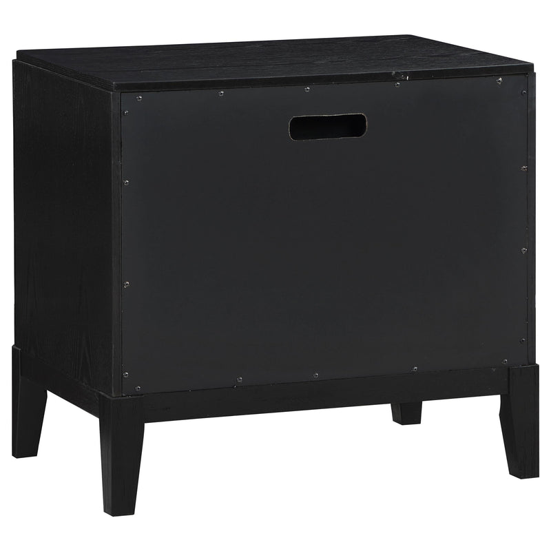Brookmead 2-drawer Nightstand Black - 224712