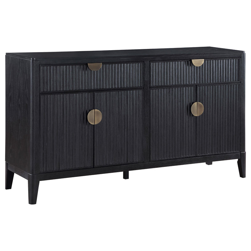 Brookmead 4-door Sideboard Buffet Storage Cabinet Black - 108235