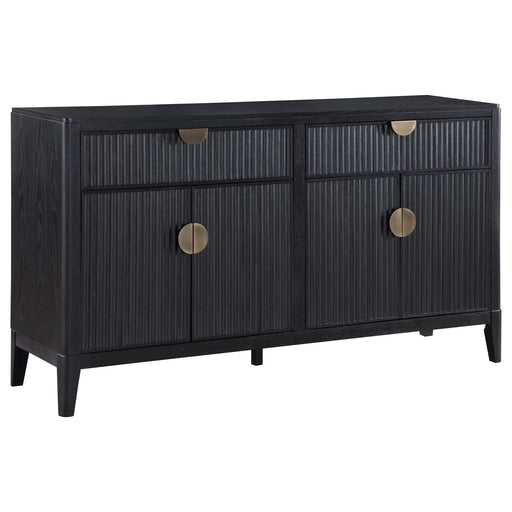 Brookmead 4-door Sideboard Buffet Storage Cabinet Black - 108235