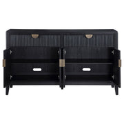 Brookmead 4-door Sideboard Buffet Storage Cabinet Black - 108235