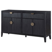 Brookmead 4-door Sideboard Buffet Storage Cabinet Black - 108235