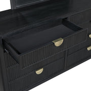 Brookmead 4-piece Eastern King Bedroom Set Black - 224711KE-S4