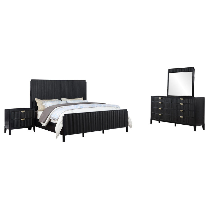 Brookmead 4-piece Queen Bedroom Set Black - 224711Q-S4