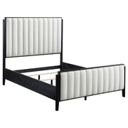 Brookmead 4-piece Upholstered Queen Bedroom Set Black - 224710Q-S4
