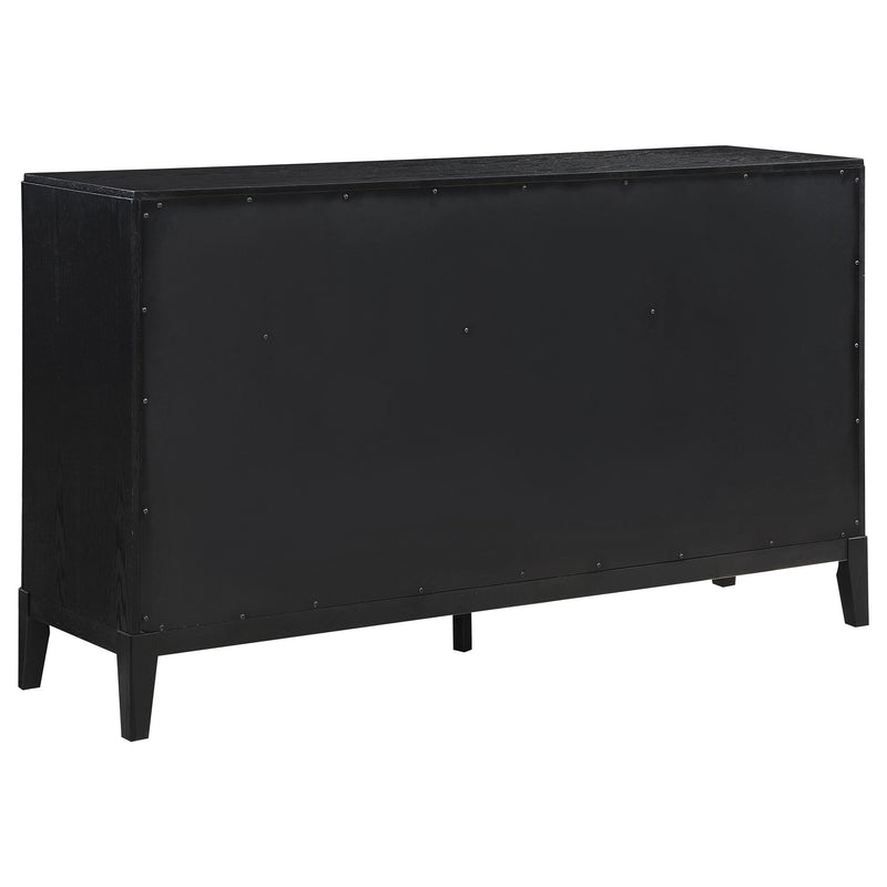 Brookmead 4-piece Upholstered Queen Bedroom Set Black - 224710Q-S4