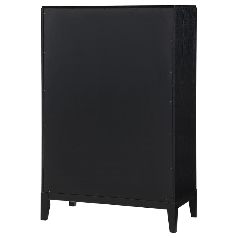 Brookmead 5-drawer Bedroom Chest Black - 224715