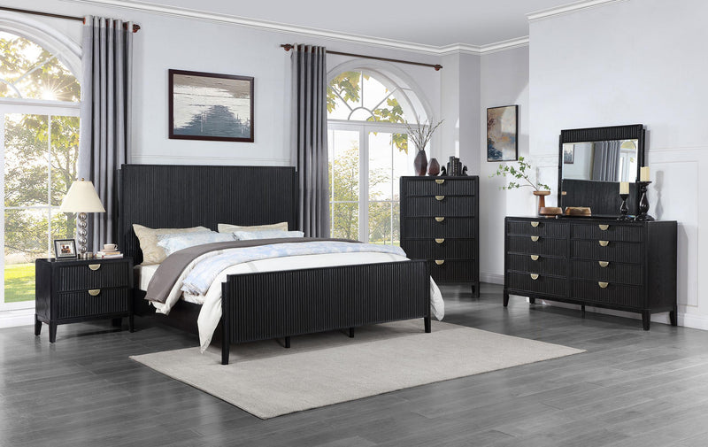 Brookmead 5-piece California King Bedroom Set Black - 224711KW-S5