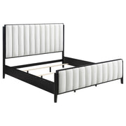 Brookmead 5-piece Upholstered Eastern King Bedroom Set Black - 224710KE-S5