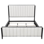 Brookmead 60-inch Upholstered California King Bed Black - 224710KW