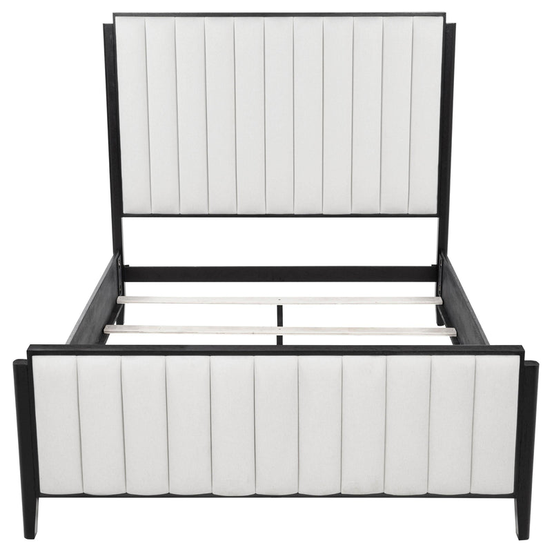 Brookmead 60-inch Upholstered Queen Bed Black - 224710Q