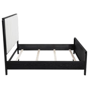 Brookmead 60-inch Upholstered Queen Bed Black - 224710Q