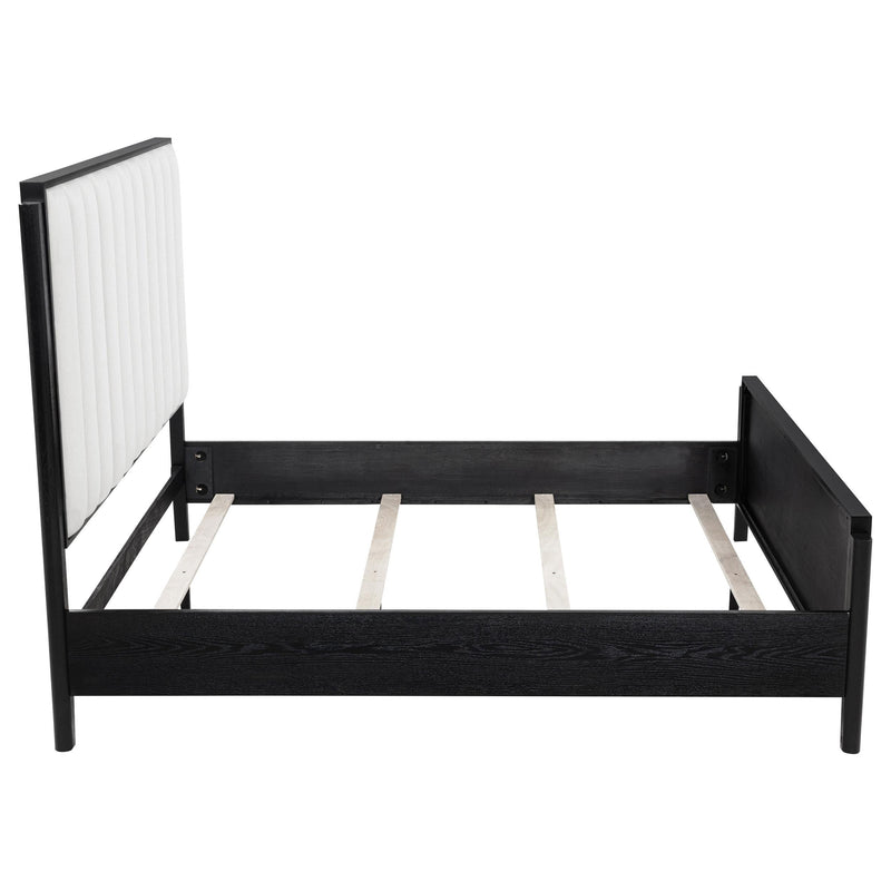 Brookmead 60-inch Upholstered Queen Bed Black - 224710Q
