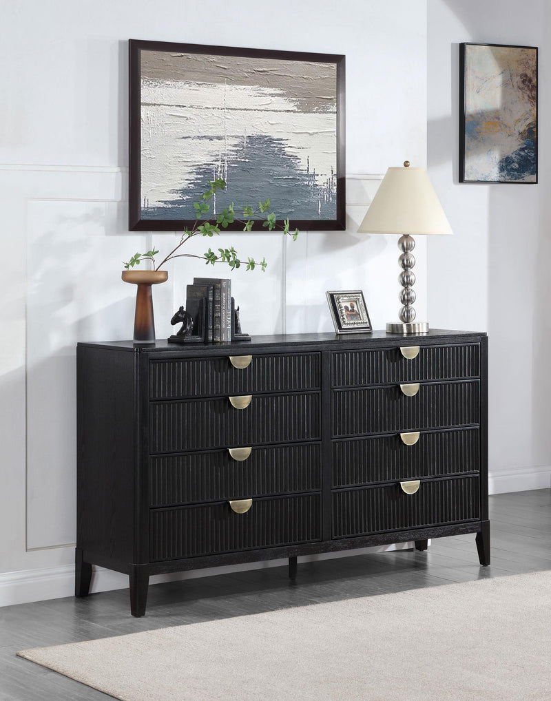 Brookmead 8-drawer Dresser Black - 224713
