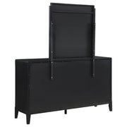 Brookmead 8-drawer Dresser with Mirror Black - 224713M