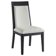 Brookmead Dining Side Chair Ivory and Black (Set of 2) - 108233