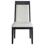 Brookmead Dining Side Chair Ivory and Black (Set of 2) - 108233