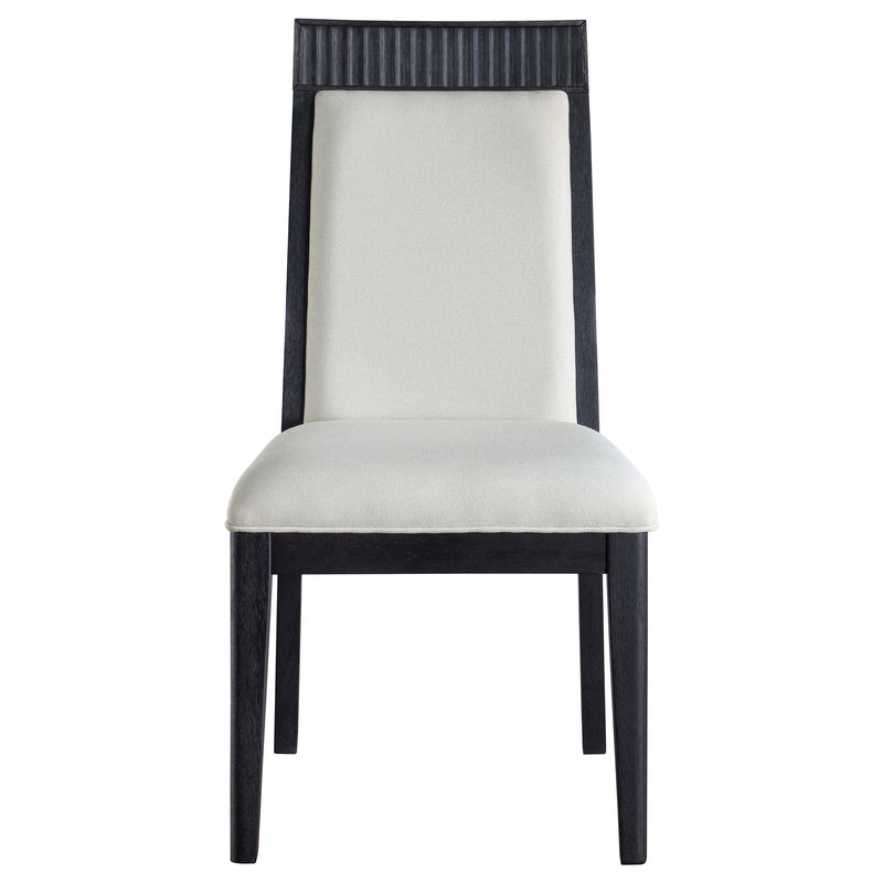 Brookmead Dining Side Chair Ivory and Black (Set of 2) - 108233