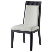 Brookmead Dining Side Chair Ivory and Black (Set of 2) - 108233