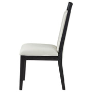 Brookmead Dining Side Chair Ivory and Black (Set of 2) - 108233
