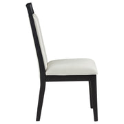 Brookmead Dining Side Chair Ivory and Black (Set of 2) - 108233
