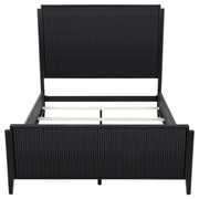 Brookmead Wood Queen Panel Bed Black - 224711Q