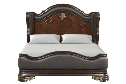 Brooks - Brown Upholstered King Bed - B230-K-Bed