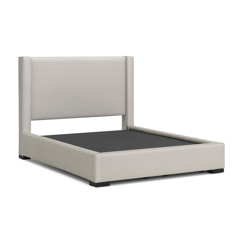 Brozmont Oatmeal Queen Upholstered Storage Bed - B1045B12