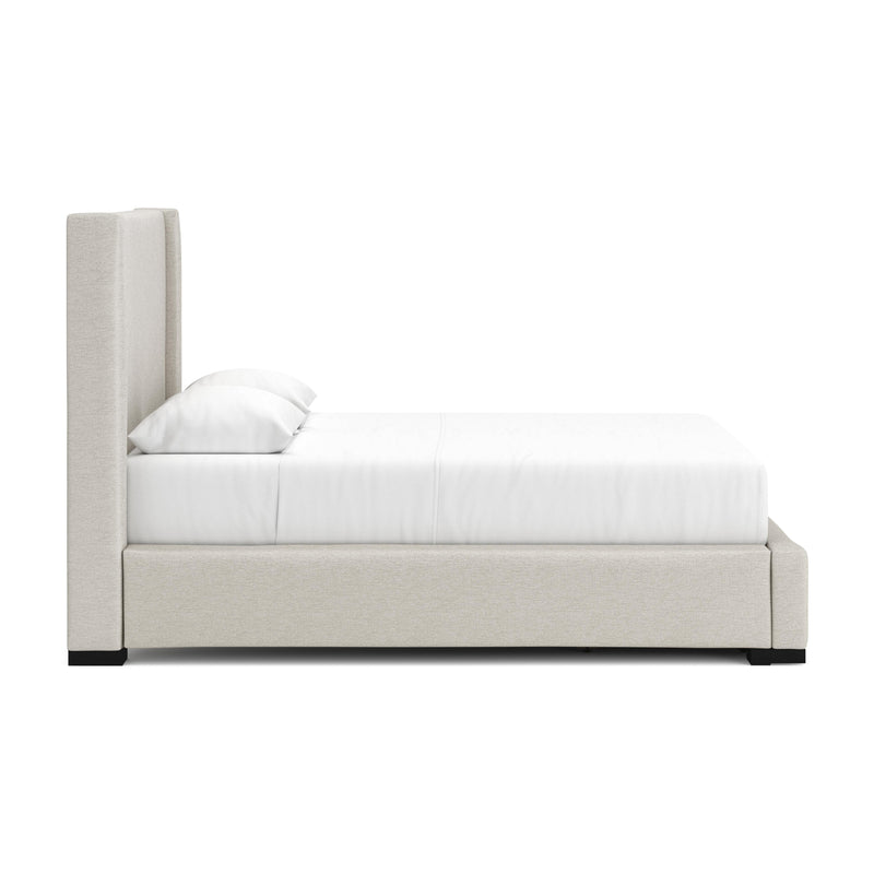 Brozmont Oatmeal Queen Upholstered Storage Bed - B1045B12
