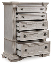 Bruchandi Antique White Chest of Drawers - PCB948-46