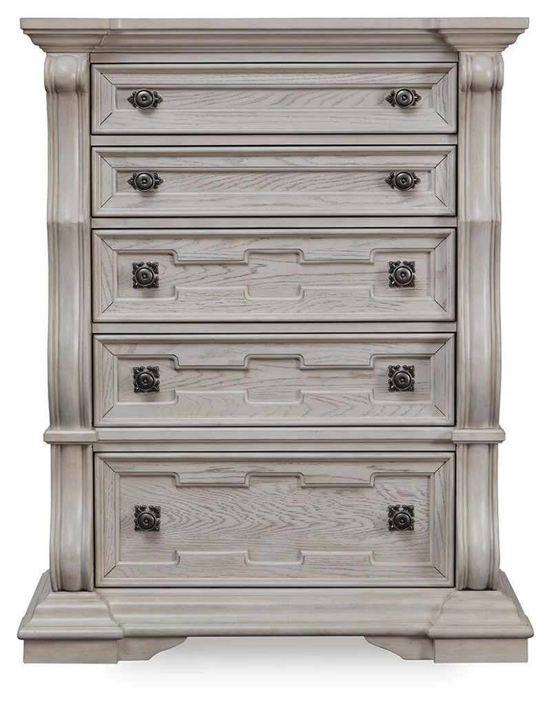 Bruchandi Antique White Chest of Drawers - PCB948-46