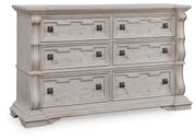 Bruchandi Antique White Dresser - PCB948-31