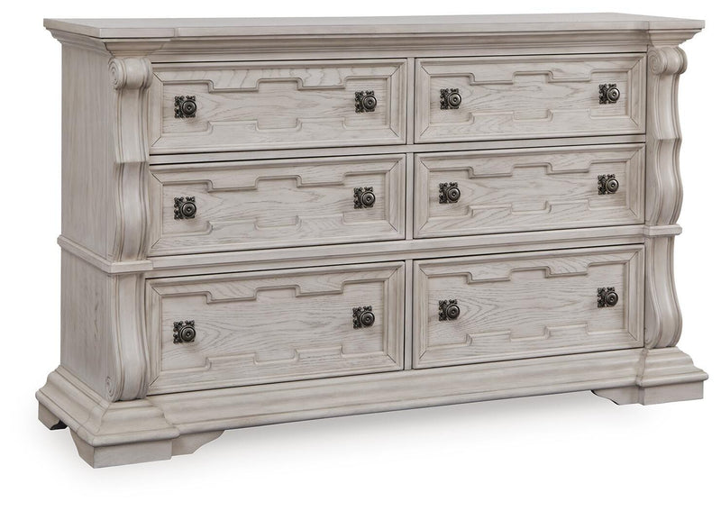 Bruchandi Antique White Dresser - PCB948-31