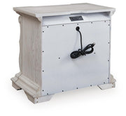 Bruchandi Antique White Nightstand - PCB948-93