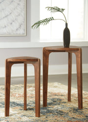 Brynnleigh Medium Brown Accent Table (Set of 2) - A4000607